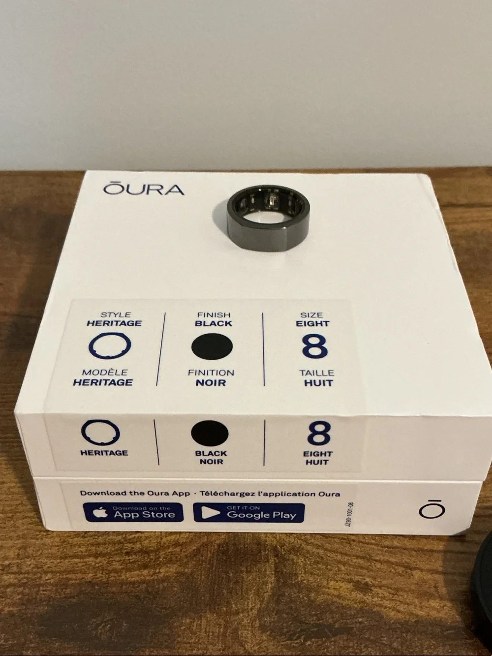 Oura ring 3 heritage Black Wireless Charging Dock with Cable